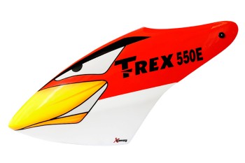 Airbrush Fiberglass Angry Bird Canopy - TREX 550E